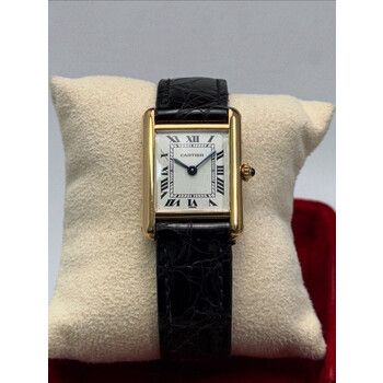 20.5x28mm • 1998 18K Gold Cartier Tank Louis MK1 Quartz ref.9090 cal.157